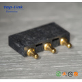 Customized Brass Pogo Pin Connector with Max 30m Ohm Contact Resistance
